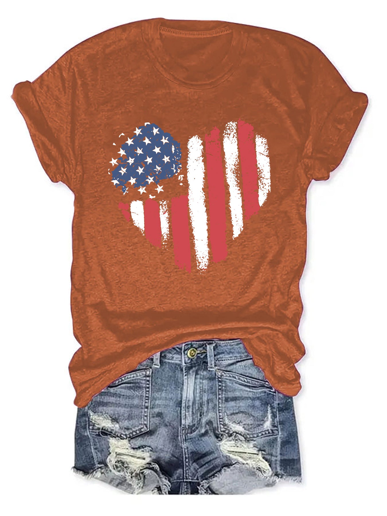 round-neck short sleeve